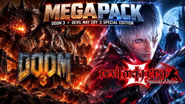 Portada o Cover de DOOM 3 + Devil May Cry 3 Special Edition Nintendo Switch 2 Juego Digital