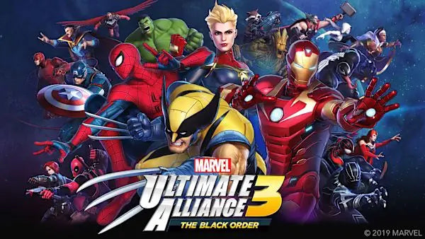Portada o Cover de MARVEL ULTIMATE ALLIANCE 3: The Black Order Nintendo Switch 2 Juego Digital