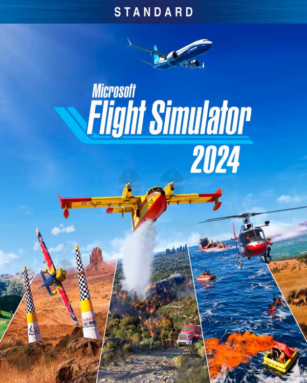 Portada o Cover de Microsoft Flight Simulator 2024 Ps5 Juego Digital