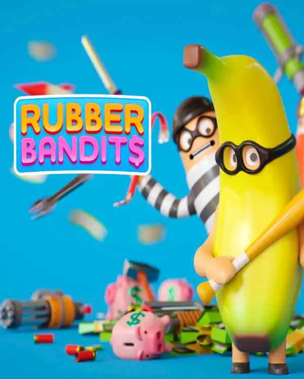 Portada o Cover de Rubber Bandits Ps5 Juego Digital