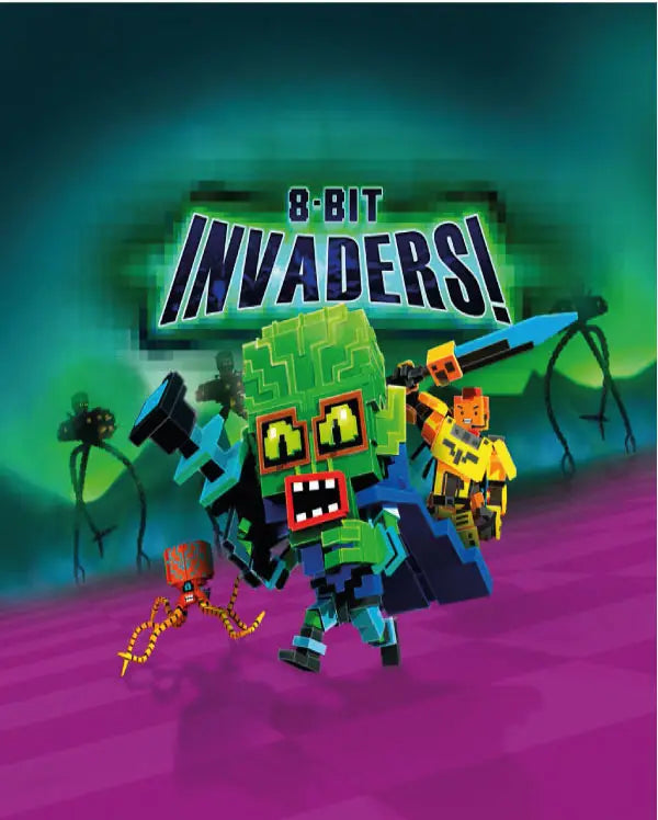 Portada o Cover de Juego Digital 8-Bit Invaders!