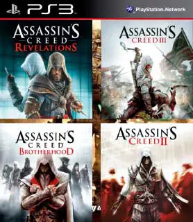 Assassins Cred 4x1 Pack Ps3 Juego Digital