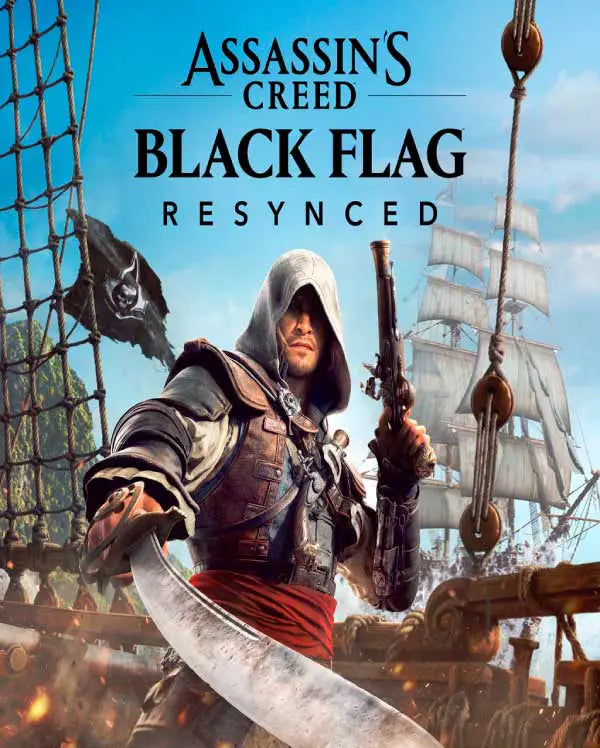 Portada o Cover de Assassin's Creed Black Flag Resynced Ps5 Juego Digital