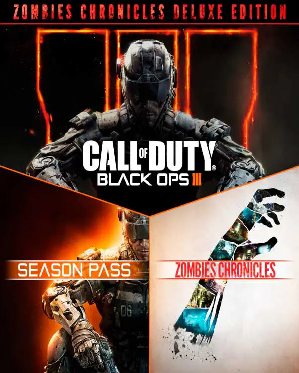 Portada o Cover de COD Black Ops 3 + Zombies + PasS Español Ps5 Juego Digital