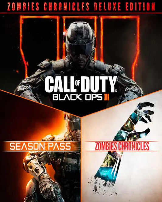 Portada o Cover de COD Black Ops 3 + Zombies + PasS Español Ps5 Juego Digital