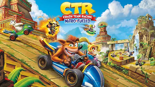 Portada o Cover de Crash CTR Nintendo Switch 2 Juego Digital