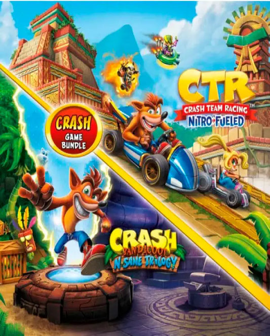 Portada o Cover de Juego Digital Crash Trilogy + CTR