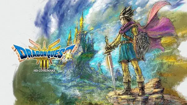Portada o Cover de DRAGON QUEST III HD-2D Remake Nintendo Switch 2 Juego Digital