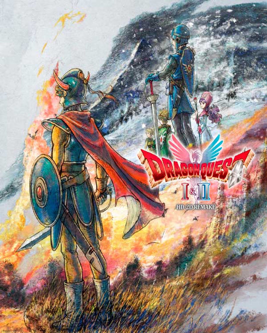 Portada o Cover de Dragon Quest I & II HD-2D Remake Ps5 Juego Digital