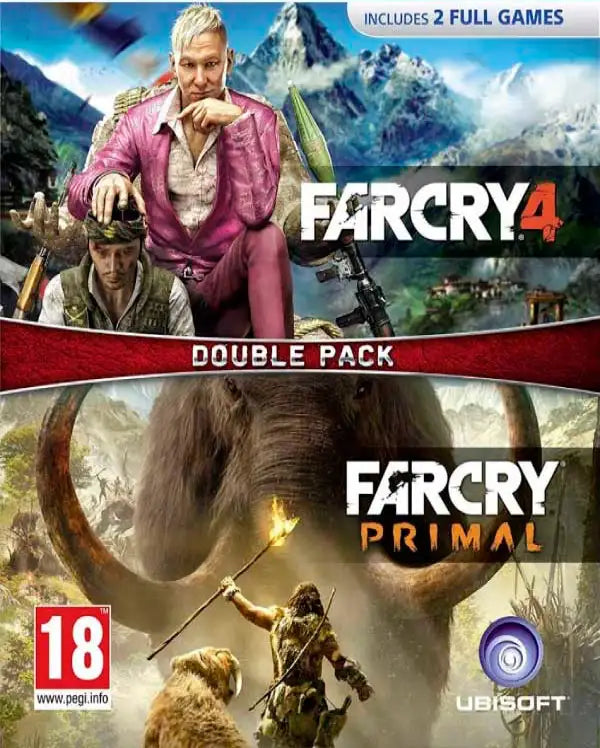 Portada o Cover de Juego Digital FAR CRY 4 + FAR CRY PRIMAL-PAKE
