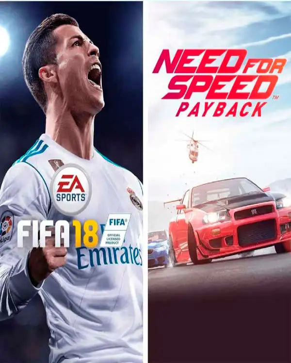 Portada o Cover de Juego Digital Fifa 18+Need For Speed Payback