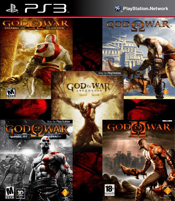 Portada o Cover de Juego Digital ps3 God of War Mega Pack