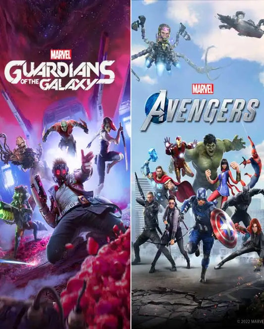 Portada o Cover de Juego Digital Guardians of the Galaxy + Avengers