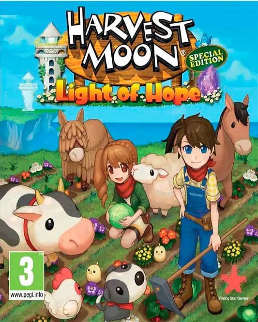 Portada o Cover de Juego Digital Harvest Moon Light of Hope Ingles