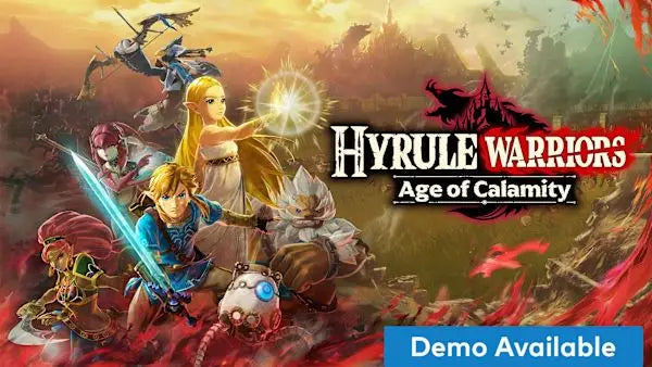 Portada o Cover de Hyrule Warriors: Age of Calamity Nintendo Switch 2 Juego Digital