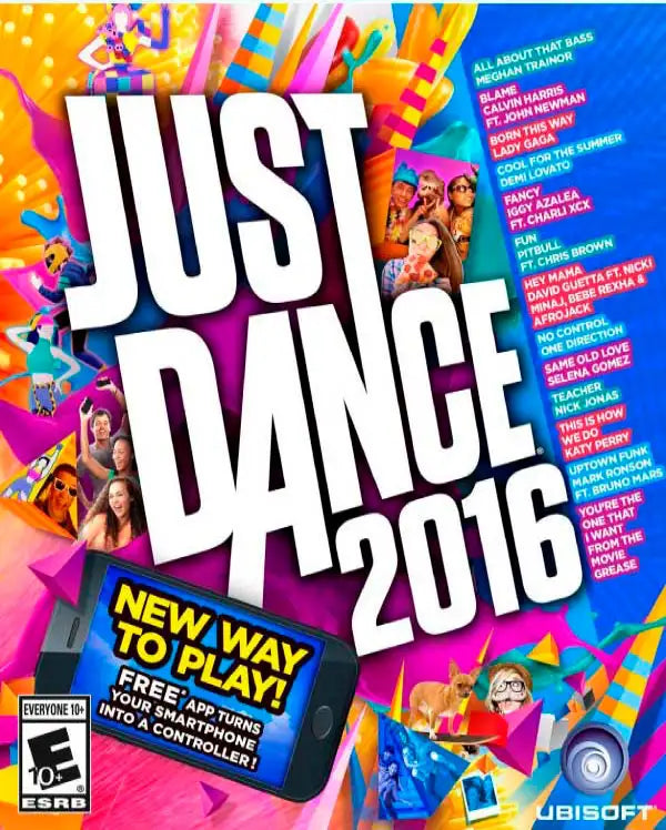 Portada o Cover de Juego Digital Just Dance 2016