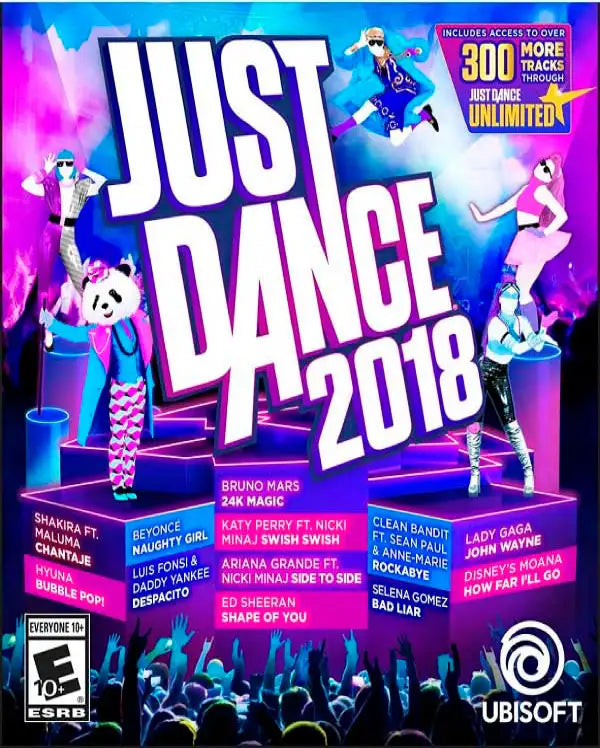 Portada o Cover de Juego Digital Just Dance 2018