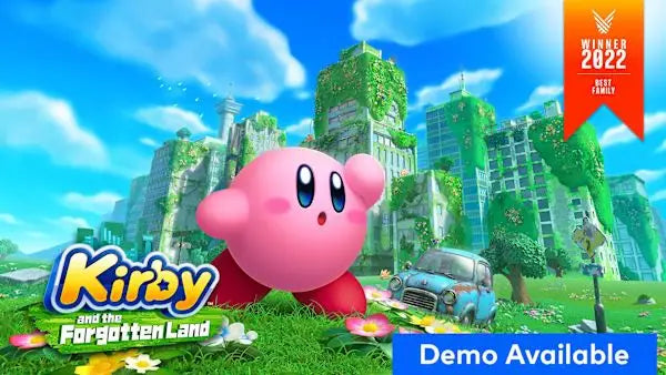 Portada o Cover de Kirby and the Forgotten Land Nintendo Switch 2 Juego Digital