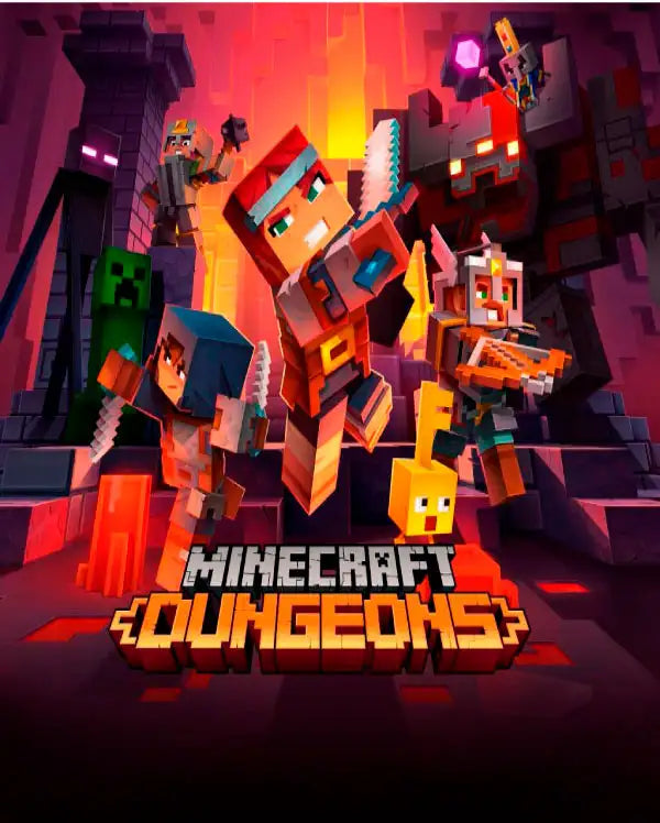 Portada o Cover de Juego Digital Minecraft Dungeons