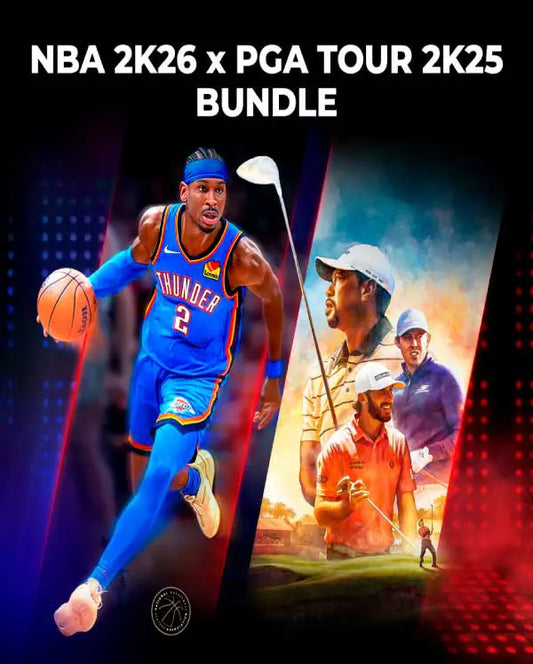 Portada o Cover de  NBA 2K26 x PGA TOUR 2K25 Ps5 Juego Digital