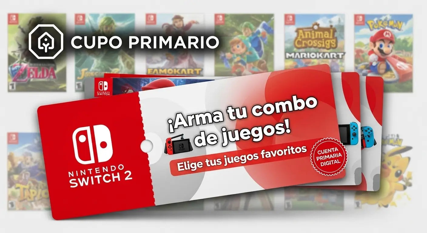 Cupo Primario Personalizado – Nintendo Switch 2