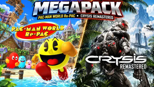 Portada o Cover de PAC-MAN WORLD Re-PAC + Crysis Remastered Nintendo Switch 2 Juego Digital