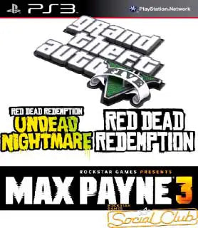 Pack gta5 + Maz payne + Red Dead+Nightmare Ps3 Juego Digital