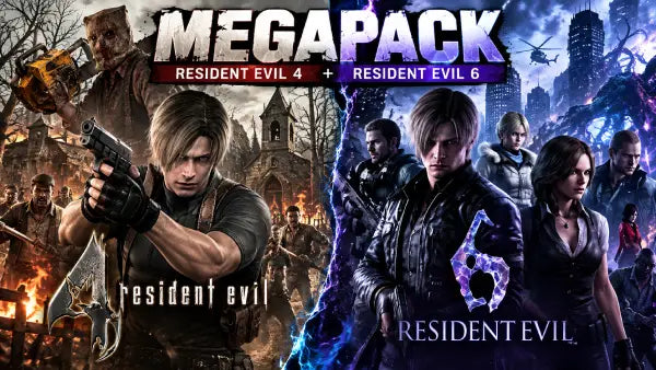 Portada o Cover de Resident evil 4 + Resident evil 6 Nintendo Switch 2 Juego Digital