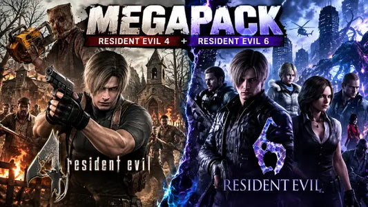 Portada o Cover de Resident evil 4 + Resident evil 6 Nintendo Switch 2 Juego Digital