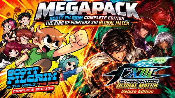 Portada o Cover de Scott Pilgrim vs. The World: The Game – Complete Edition + THE KING OF FIGHTERS XIII GLOBAL MATCH Deluxe Edition Nintendo Switch 2 Juego Digital