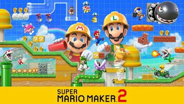 Portada o Cover de Super Mario Maker 2 Nintendo Switch 2 Juego Digital