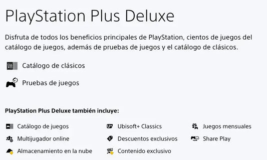 Plus Cuenta Deluxe 12 Meses